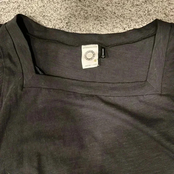 Anthropologie black blouse size xs - Picture 4 of 5